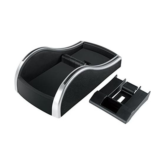 Tsuchiya Yac Car Interior Supplies Tray Bench Seat Console Black/Silver PF-317