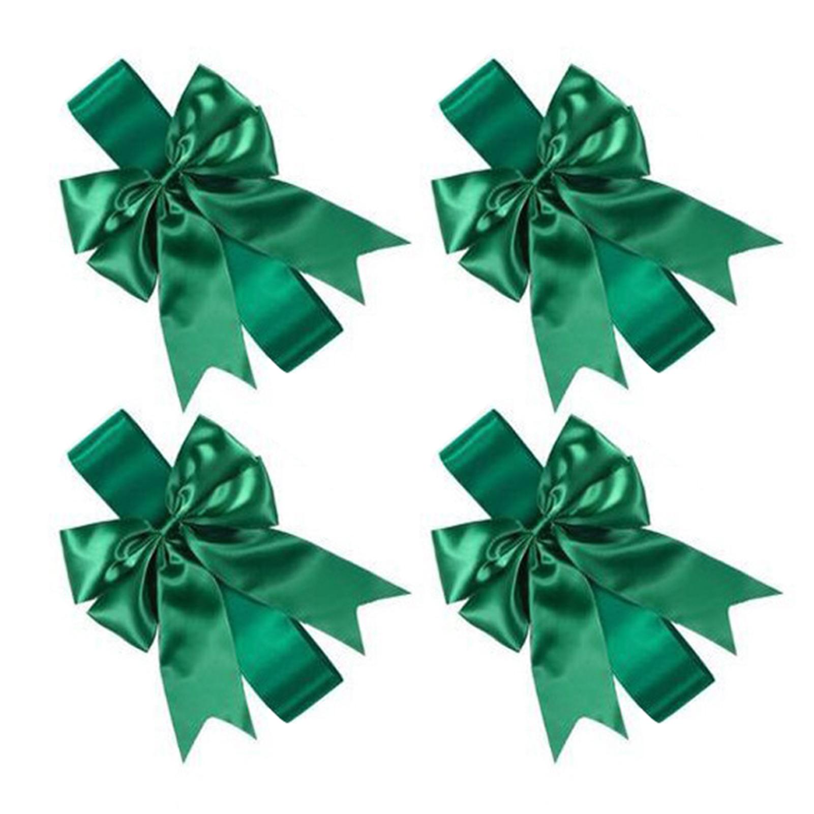 

Holiday Window Self-adhesive Decor Premium Quality, Classic Christmas Design Restaurant & Cafe 4pcs зелений