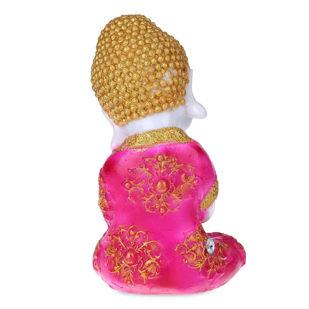Polyresin Buddha Idol Decorative Showpiece Little Baby Monk Buddha