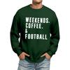 Men's Oversized Long Sleeve Crewneck Sweatshirt Casual Loose