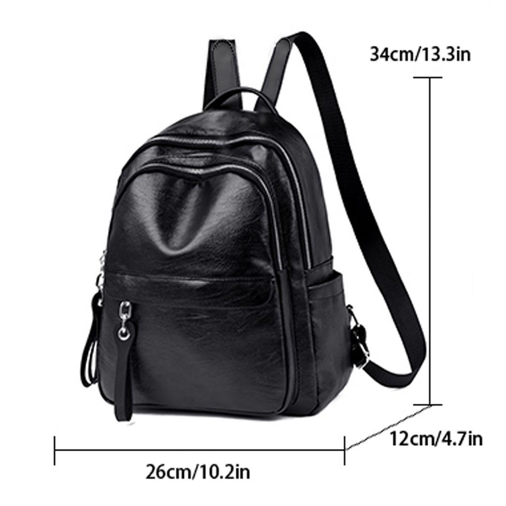 O geantă de umăr casual și versatilă neagră din PU de mare capacitate pentru damă este ușoară și potrivită pentru studenții de colegiu să iasă.