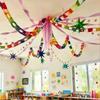 300PCS/Set 25*4cm DIY Paper Chains Mixed Color Party Decorative Chains  Party Supplies