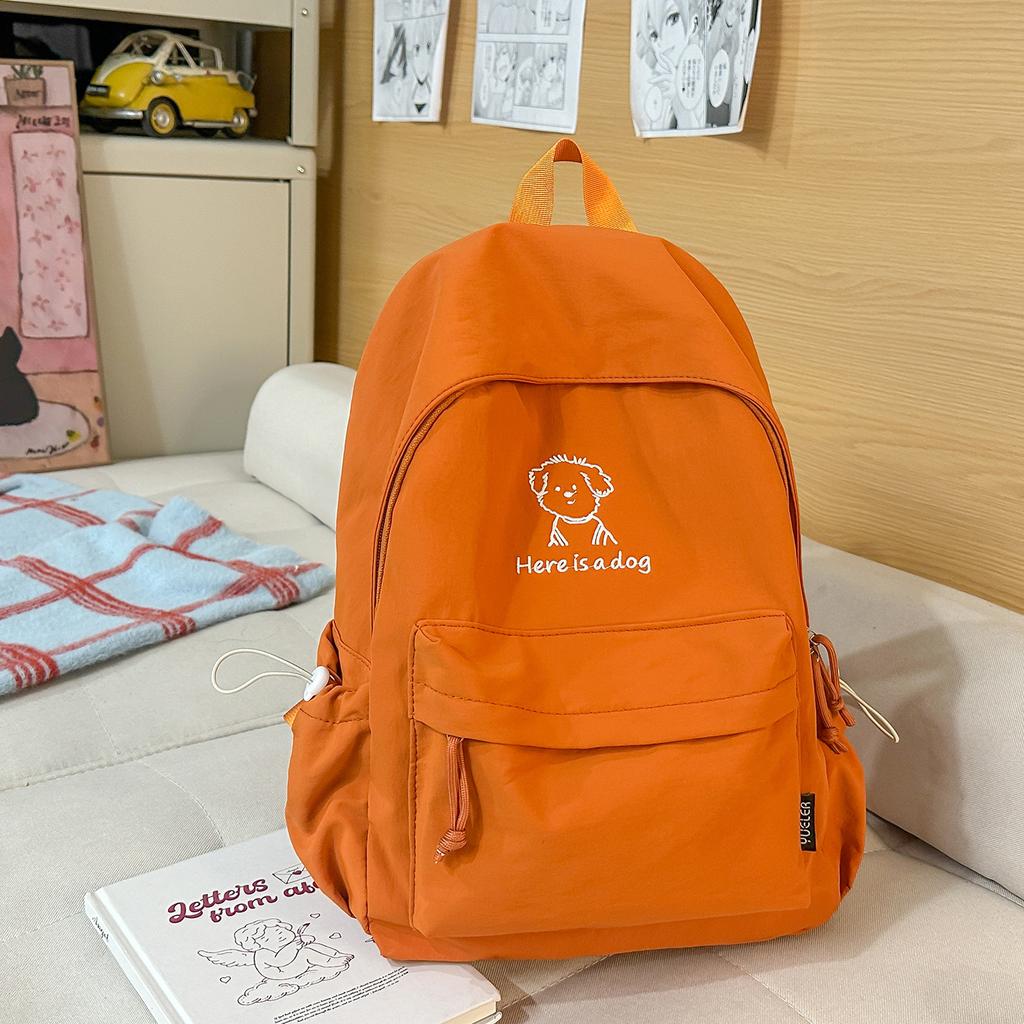 Schoolbag New Fashion Large Capacity Bear Printed Student Backpack High Value Female Junior High School Student Lightweight Versatile Backpack