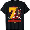Sonic The Hedgehog Epic Shadow 7th Birthday Big Chest Logo T-Shirt