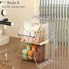 Tea Bag Storage Box Desktop Storage Rack Capsule Coffee Storage Case Transparent Organizer Durable Stackable Storage-shelves
