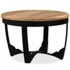 VidaXL Table d'appoint Bois de manguier brut 60 x 40 cm