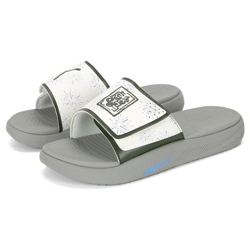 Puma Softride Slide Non-Slip Durable Slide Sandals Unisex Footwear Green Blue 394201-01