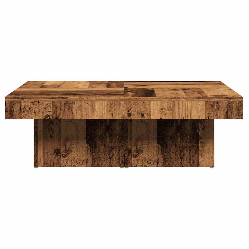  Coffee Table, Old Wood, 90x90x28 Cm, Chipboard