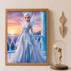 Diamond Art Painting Kit  Elsa Sparkling Ice Queen Craft, Home Wall Decor, Handmade Gift