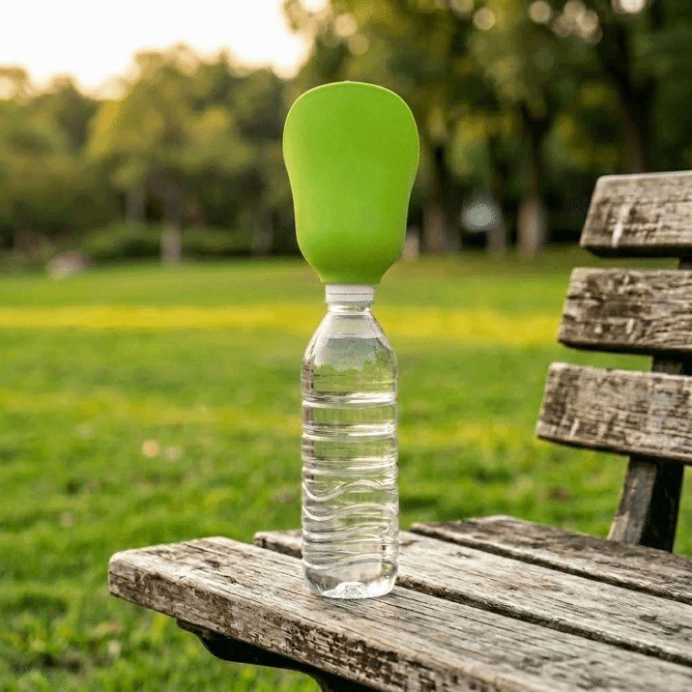 Portable Pet Walking Cup Removable Leaf Shaped Dog Travel Water Bottle 2-in-1 Collapsible Outdoor Pet Cup Dogs Cats Pets