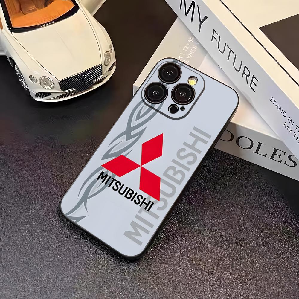 Funda de Teléfono de Lujo para Coche M-mitsubishis Para 16 Pro Max Iphone 17 Pro Max 14 15 Plus 12 13 11 Pro Xr X Xs SE Cubierta Trasera