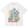 T-shirt Unisex in Cotone Pesante 230 g/m² 100% Cotone con Stampa Fullmetal Alchemist V4 Alphonse