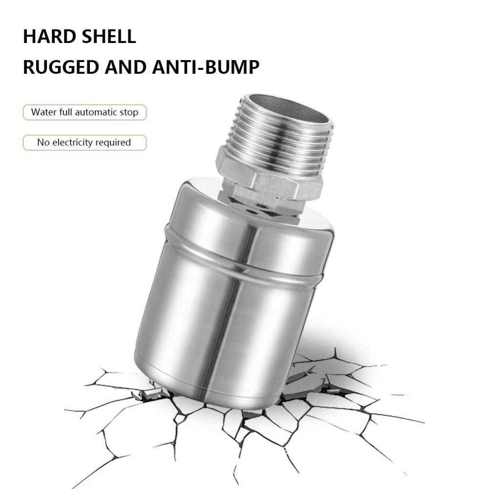 Waterproof Water Level Control Valve Stainless Steel Shutoff Valve Restaurant