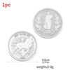 John Wick Metal Commemorative Coin With Vintage Letter Design For Collectors And Gift Giving