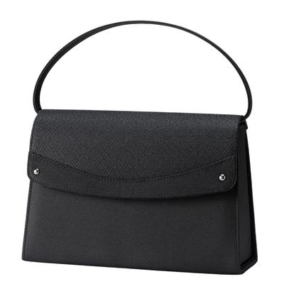 By Kyoto Formal Black Formal Ceremonial Mourning Made In Fukusa Set [Fukushodo] (Handmade Nishijin-ori Craftsmen) Bag, Black, Bag, Occasions, Women,