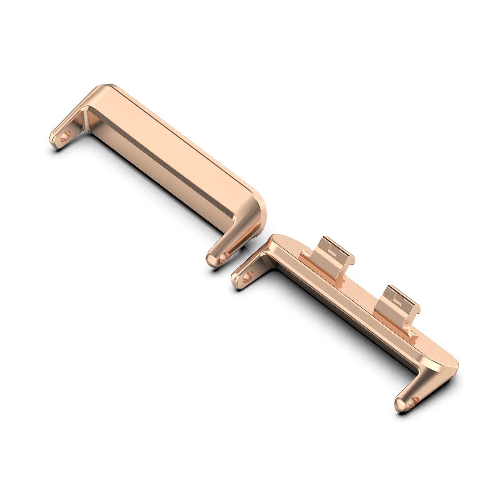 

2PCS Metal Connector For huawei band 11/11 pro Accessories smartwatch Stainless Steel Bracelet Adapter huawei smart band 11 NFC huawei band 11 pro рожевий колір золота