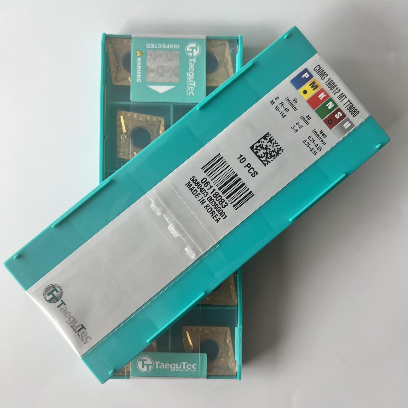 

TaeguTec / CNMG190612MT TT9080 / Carbide CNC Blade 10 Pcs