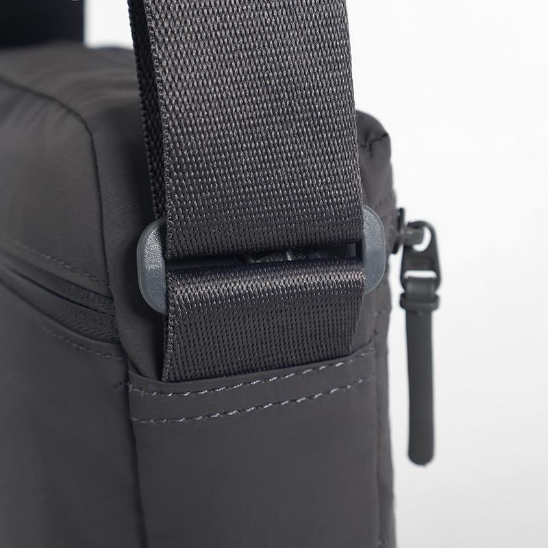 Men's Shoulder Bag Vertical Crossbody Bag Solid Color Nylon Bag