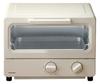 TOSHIBA Toaster Chiffon with Temperature Drip and Oven, 2-slice Capacity, HTR-PZ3(C), Beige, Control, Tray, 15-minute Timer.