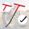 1/2pcs Motorcycle Exhaust Snap Hook Universal T-handle Exhaust Pipe Spring Puller Mounting Hook Disassembly And Repair Tools