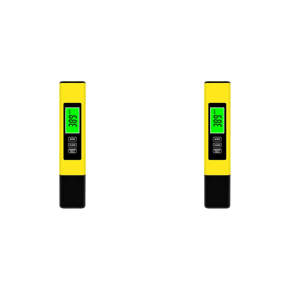 

2Pcs 4 in 1 Digital Water Tester TDS 0-9990ppm 0.01 PH High Precision Pen Water Tester 0-14 PH LCD PPM Tester Aquarium Filter