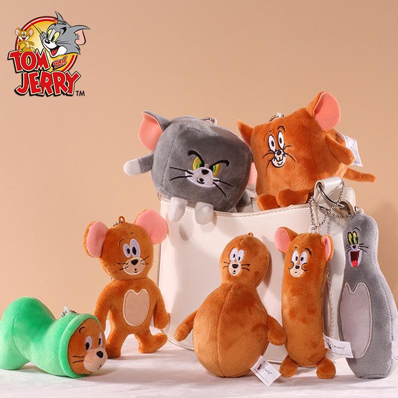 Tom & Jerry Plush Pendant: Tom Cat & Jerry Mouse Doll Ornament - Perfect Birthday Gift