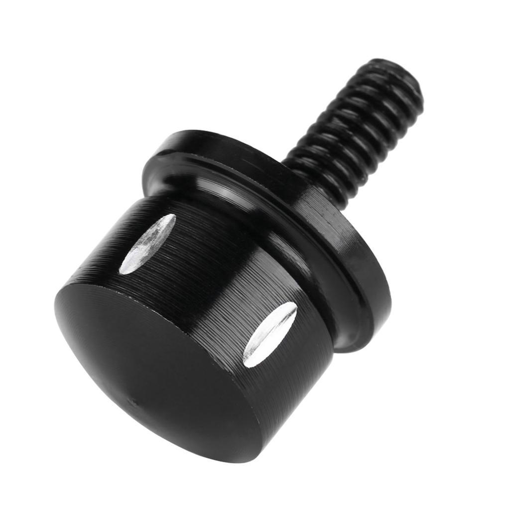 Černý hliníkový kryt šroubu šroubu na motocyklu zadního sedadla