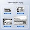 SUPVAN T-Series Matte Silver Thermal Labels