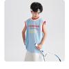 Boys Color Block Sleeveless Sport T-Shirt Loose Fit Tank Top Kids