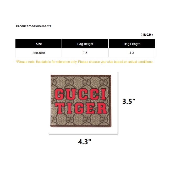 Gucci Vintage Logo Print Kurzes Falt-Canvas- und Lederportemonnaie Herrenportemonnaie Ebenholzbraun 671652-US7EC-9396