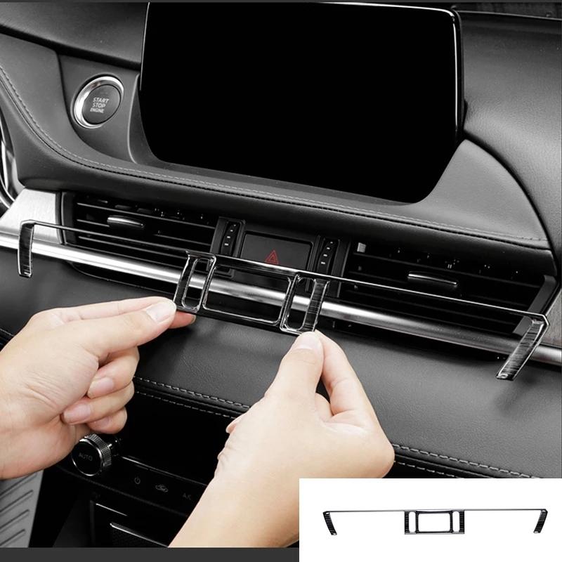 For Mazda 6 Atenza Mazda6    Stainless Steel Window Switch Cover Trims Center Outlet Vent  Frame Car Styling Sticker