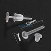 HX6F Creative 100 Set Clear Earrings Ear Studs Piercing Retainers for Women Men