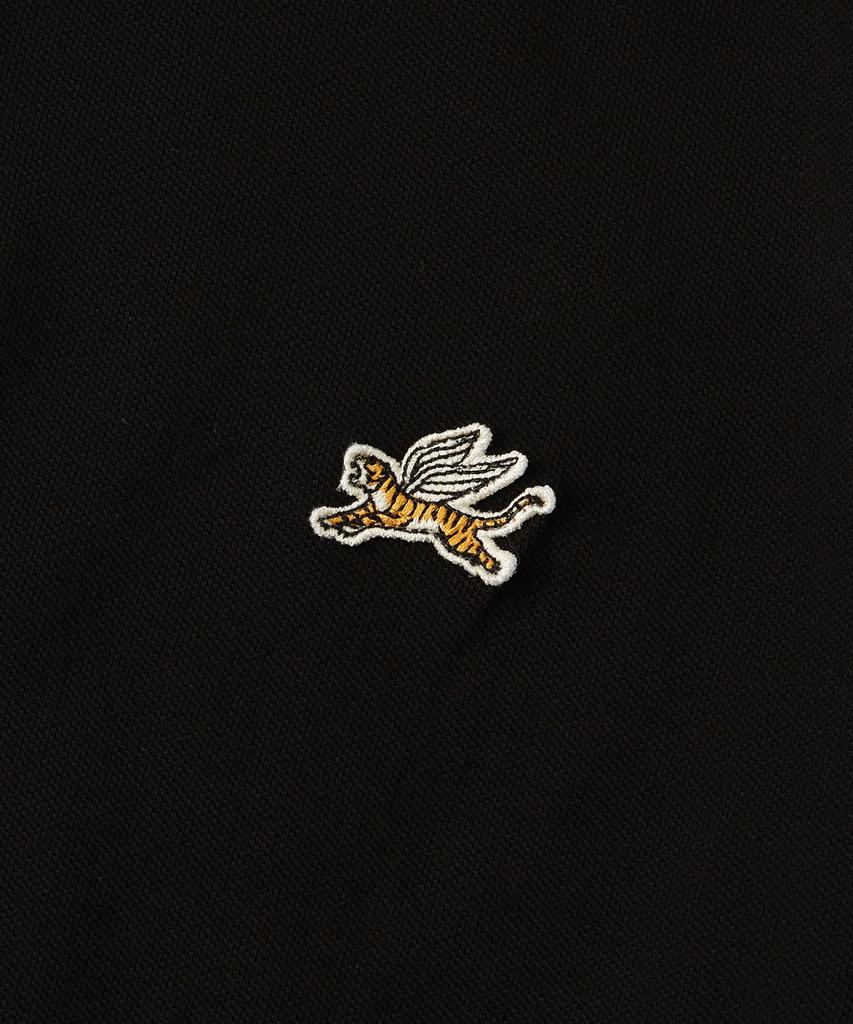 OUTSTANDING Mighty Tiger Pk Collar Tee_Black