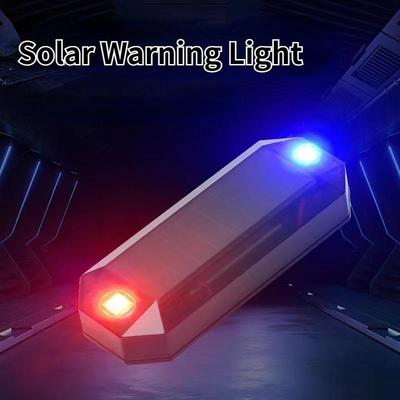 Car Solar LED Mini výstražné světlo Noční jízda Pro motocykl Vozidlo Kolo Zadní světlo Protizadní zábleskové výstražné světlo YSL