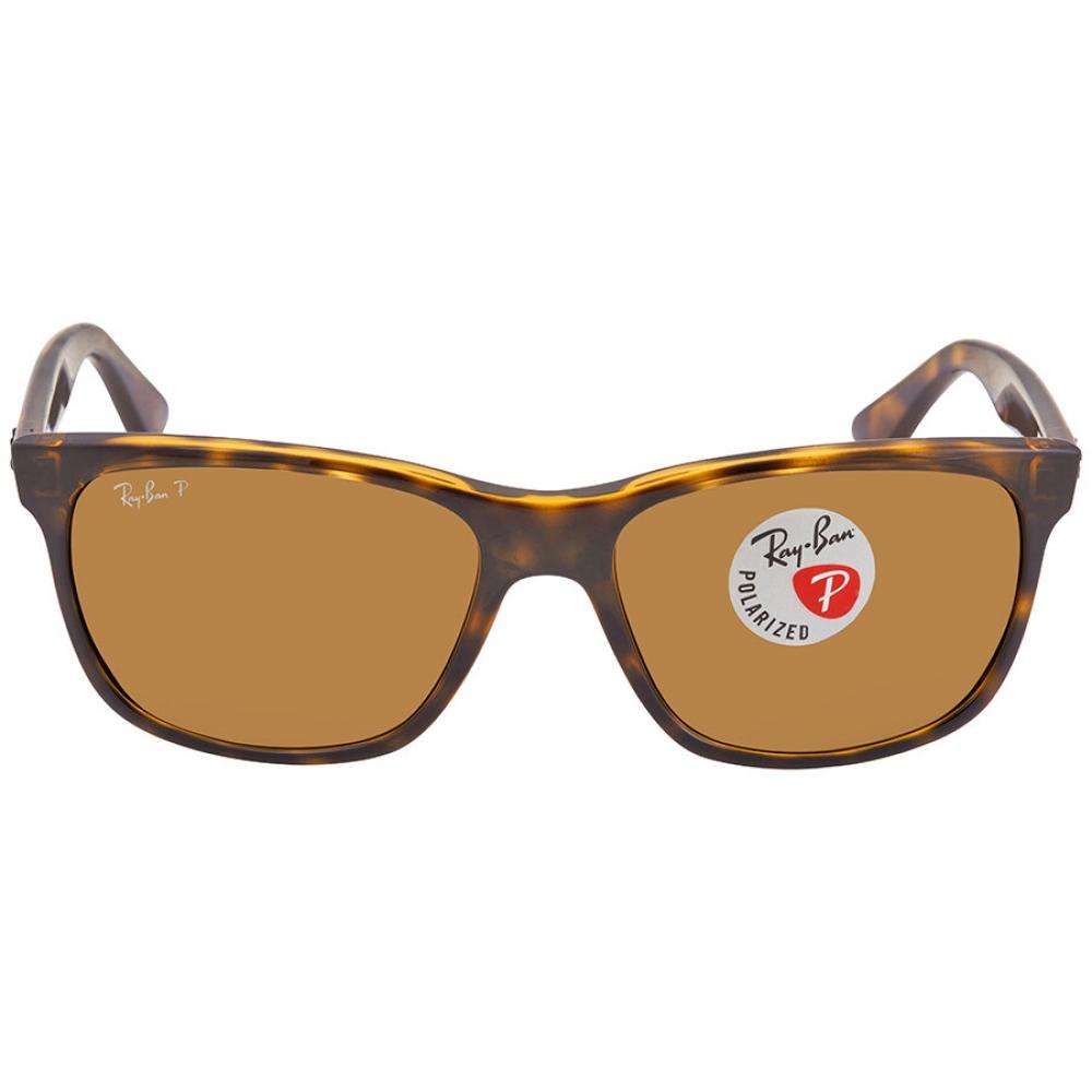 

Ray Ban Polarized Brown Classic B 15 Square Unisex Sunglasses RB4181 710 83 57