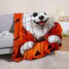 Cozy & Cute Dog-Themed Throw Blanket - Soft, Warm, and Lightweight Plush Fleece for Sofa, Bed, and Travel, Throw Blanket for Cou