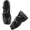 Shoetopia Stylish Solid Buckle Detailed Black Pumps For Women & Girls /Eu39