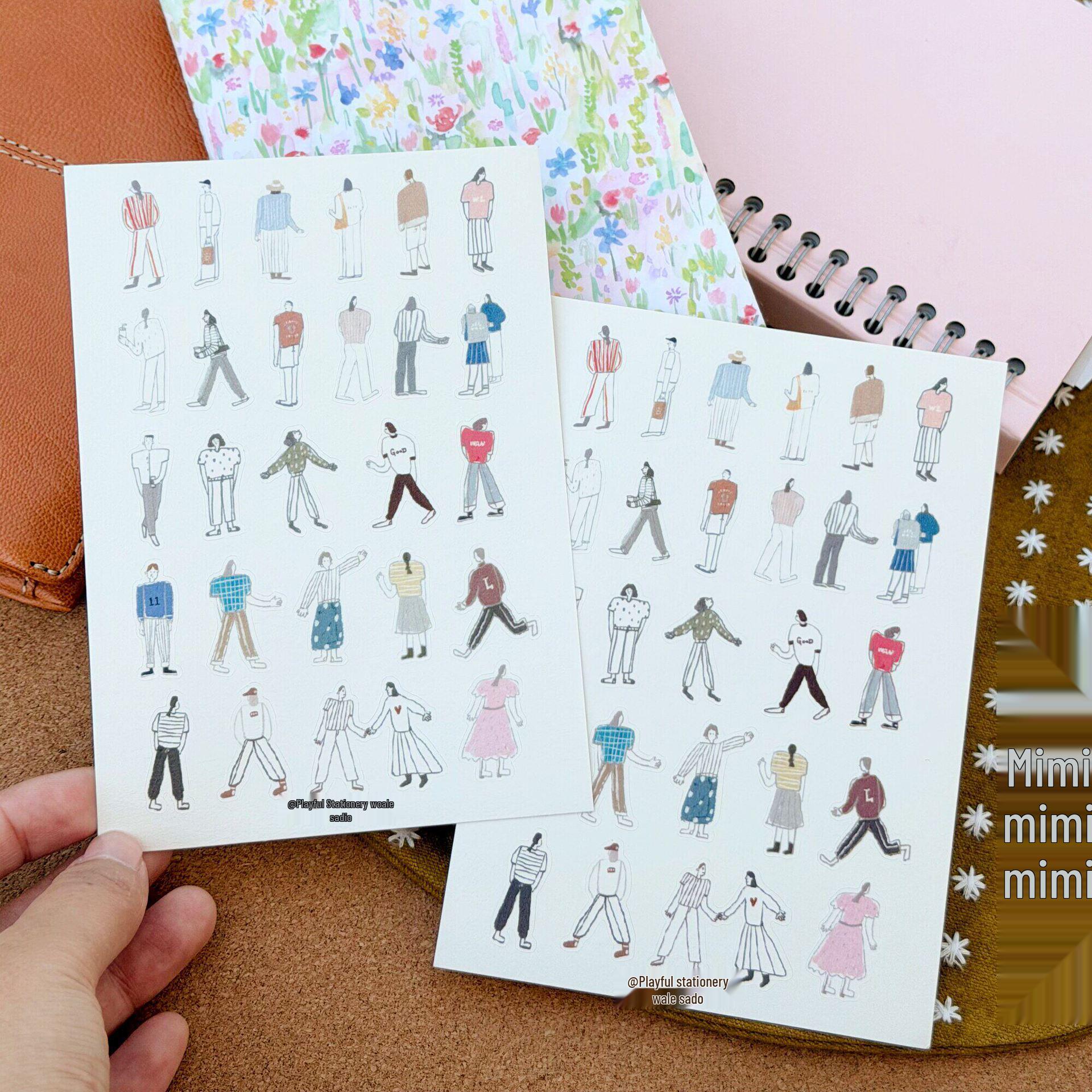 Spring 2026 Playful Stationery: Planner Stickers - Little People & I Love Bread Salt-Style Decor