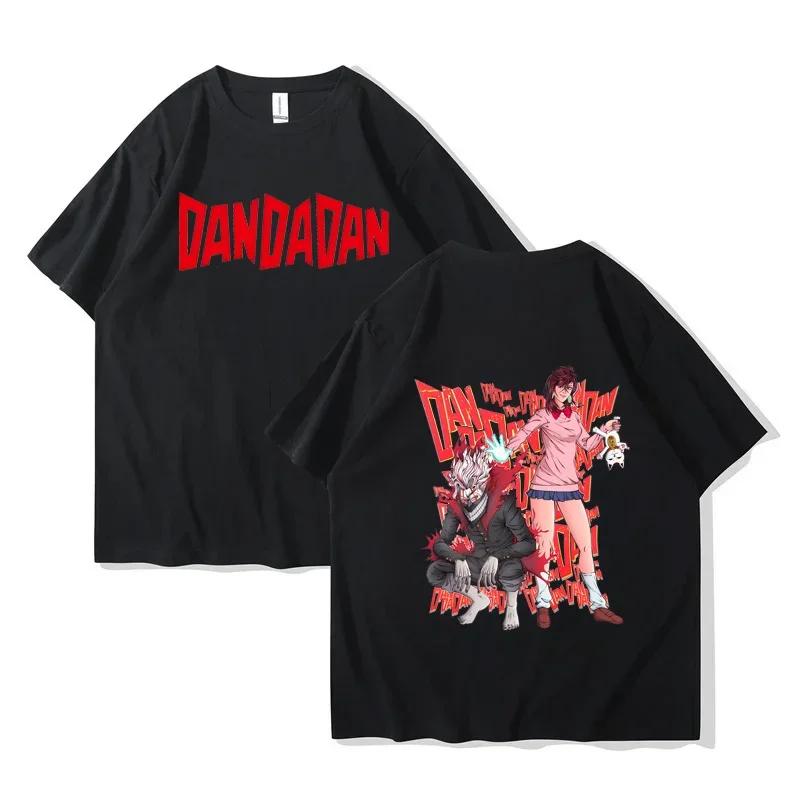 Dandadan Okarun Men Women Breathable Classic 2000s University Pastel T Shirt Korean Clothes Aesthetic Hip Hop Pastel