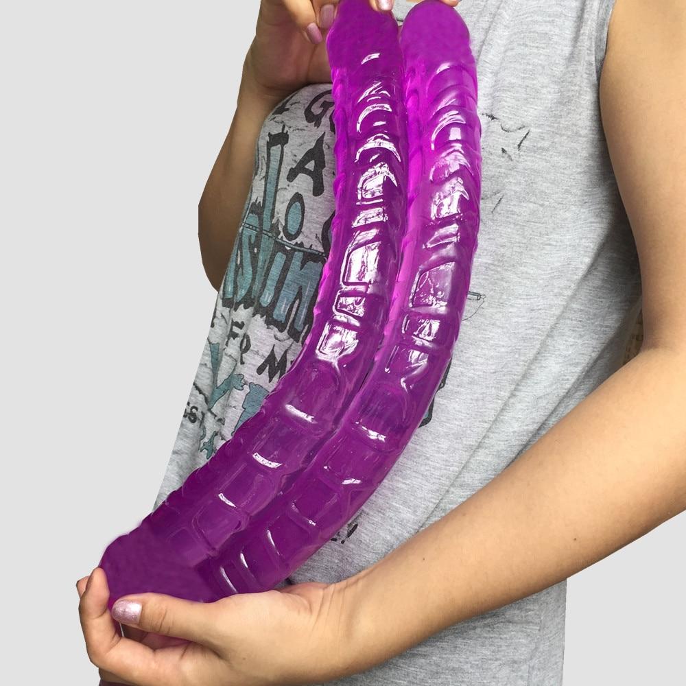 42Cm Big Thick Dildo Double Ended Dong Lesbian Couples Large Dildos