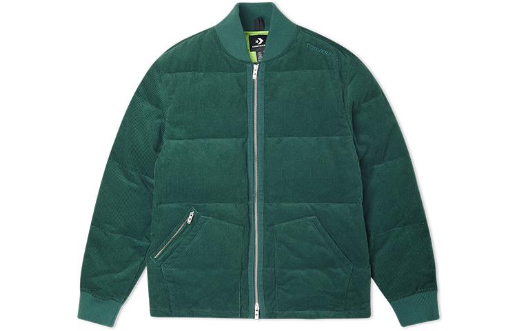 Converse Jackets Men s Green Baseball Collar Moderate Other 10019987-333 M