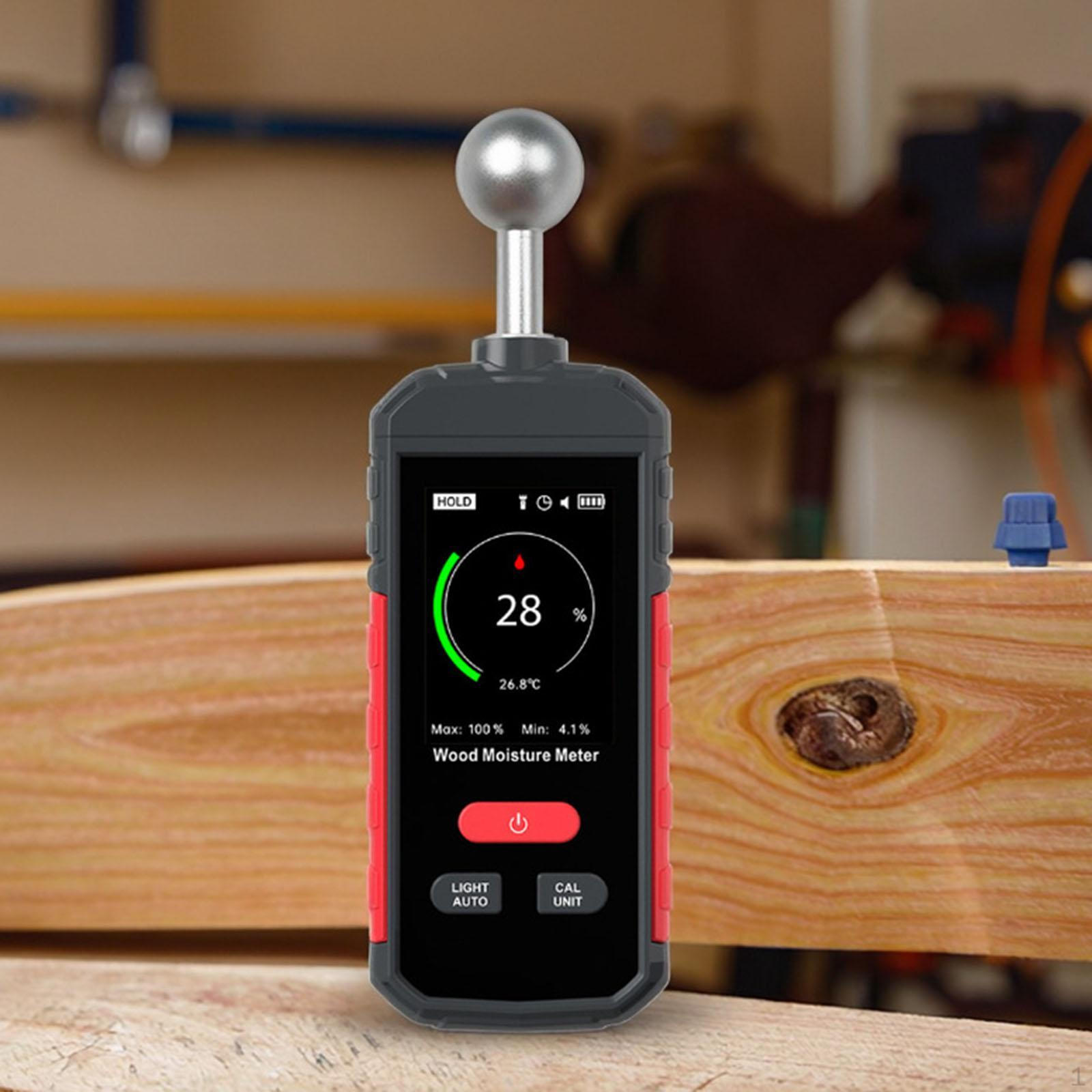 

Moisture Meter Dampness Tester Digital Hygrometer Detector for Masonry Lumber