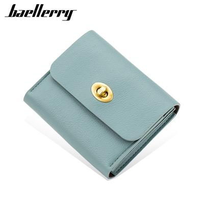 Pure Color Mini Purse for Women Ladies Fashion Artificial Leather Card Holder Wallets