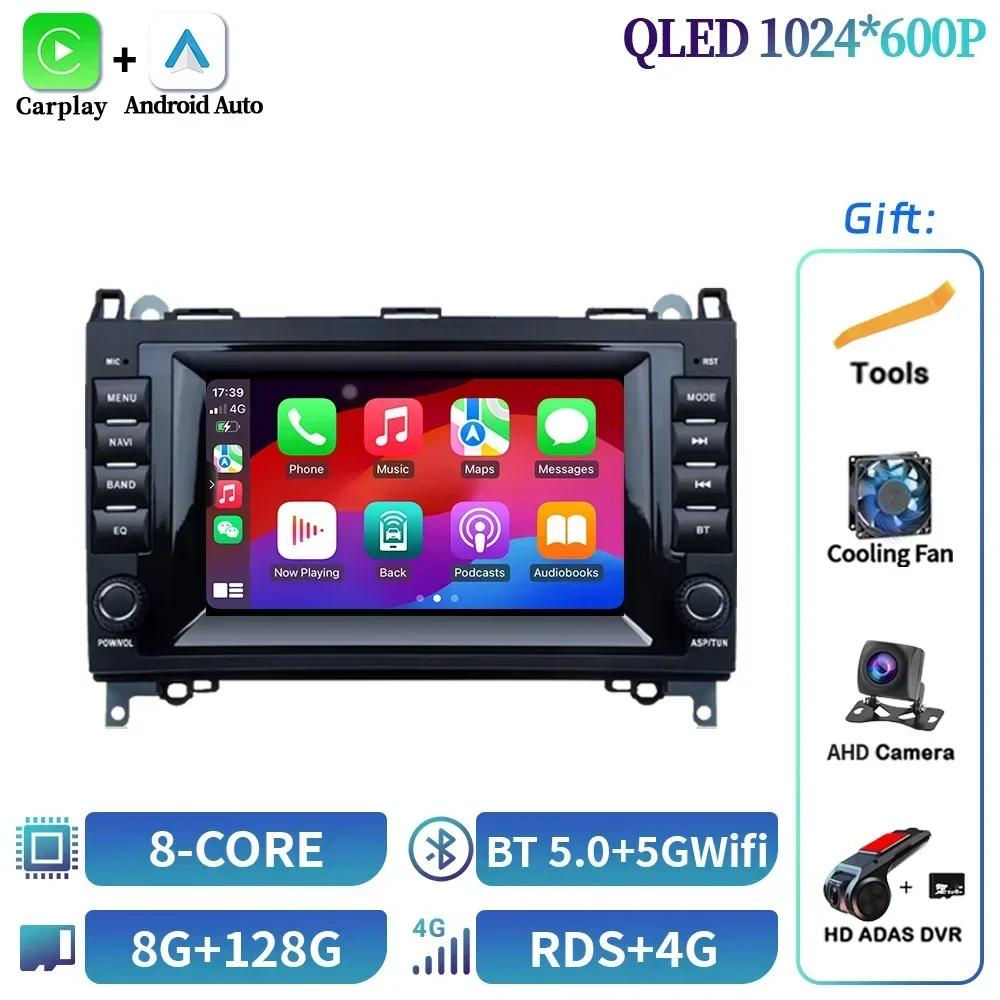 7inch Screen For Mercedes Benz B200 W245 W169 W639 2006-2012 Multimedia GPS Car Radio BT WiFi Android Navigation Carplay Stereo