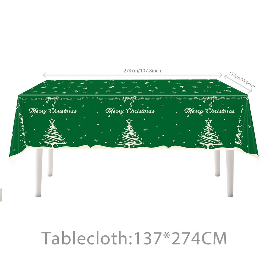 Christmas Themed Party Supplies Holiday Decorations Party Arrangements Christmas Flag Paper Plates Paper Cups Paper Towels