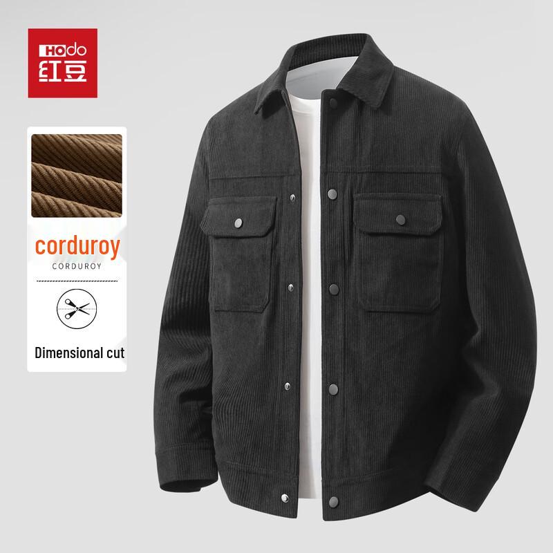 Hodo Men's Vintage Corduroy Workwear Jacket
