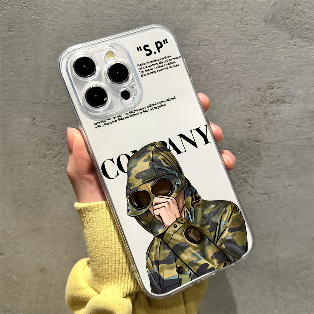 C-ComPanys-luxury-C-Cp Senior cool pattern Handyhülle Transparente Handyhülle Für iPhone 16 15 14 13 12 11 Pro Max XR Plus