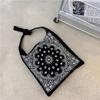 Retro Women Handbag Canvas Shoulder Bag Big Size Handbag Tote Ladies Casual Flower Printing Shoulder Bag