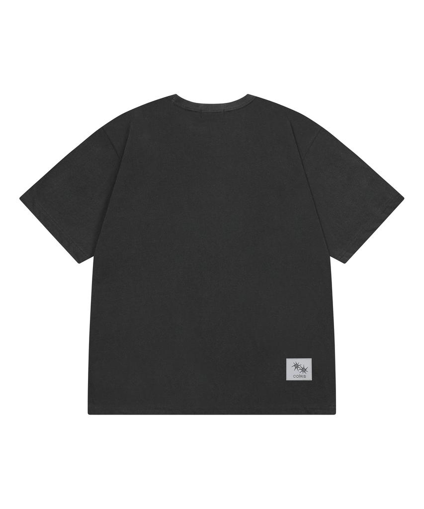 Koiliseu Laura Small Logo Pigment Short Sleeve T-Shirt Unisex (3 Colors)