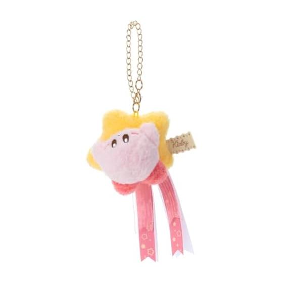 Мягкая игрушка Kirby of the Stars Warp Star Strap Osumashi Warp Kirby Ширина приблизительно 17 см